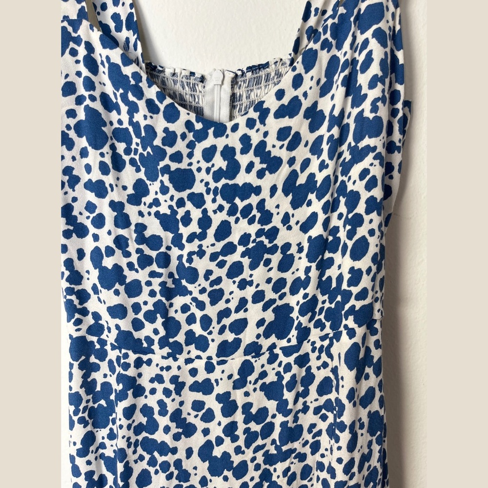 Reformation Humphrey Mini Dress in Rainey Blue - Size 4 - Picture 7 of 13
